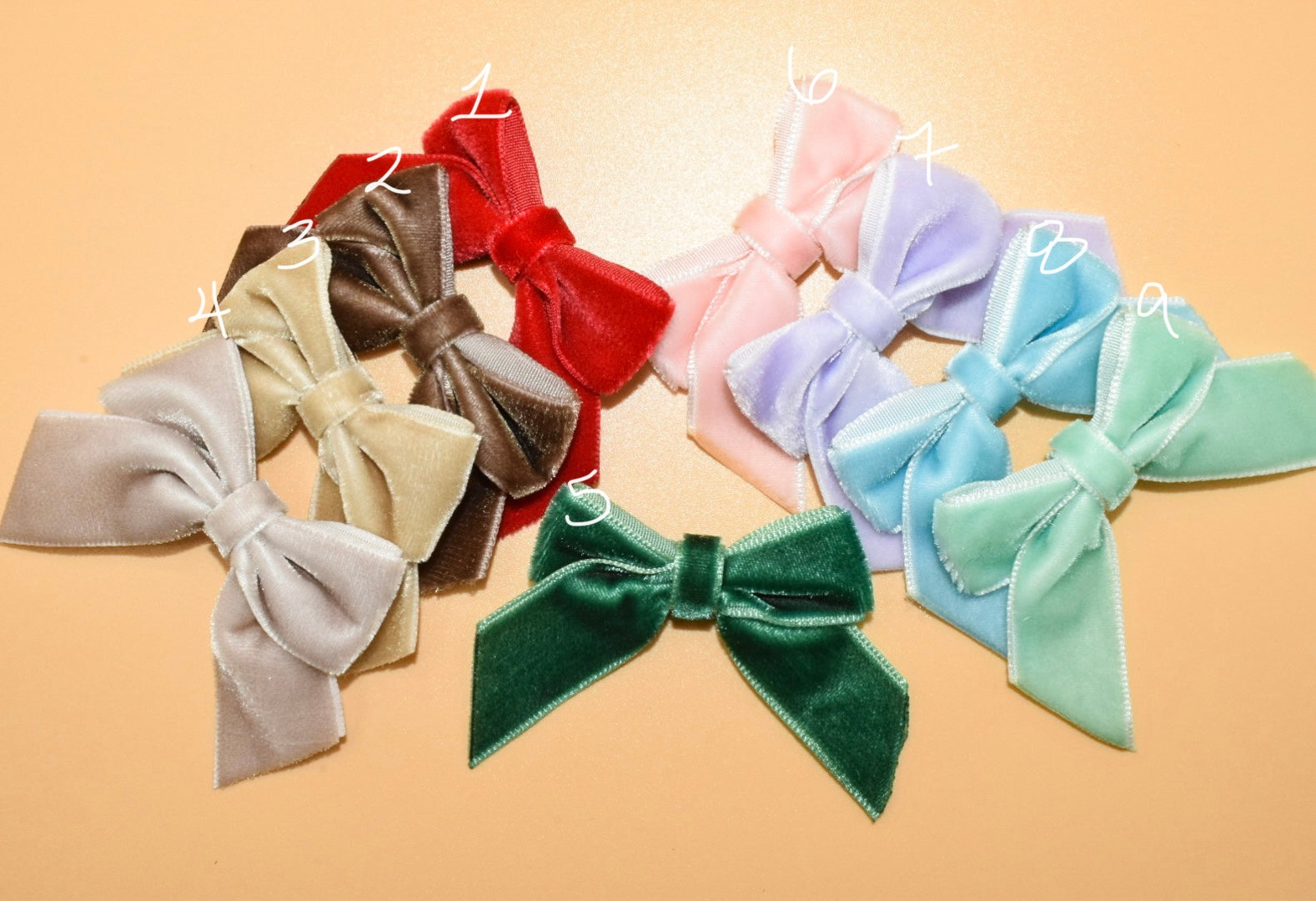 Petite Bows 1st Gen. Velvet Collection Hoshiikins