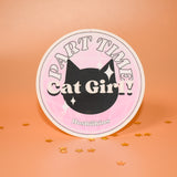 ‘Part-Time Cat Girl!’ Vinyl Sticker