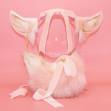 Velvety Peach Goat Set